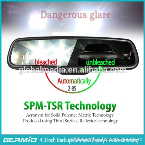 EC auto dimming automobile car rear view mirror radar detector germid
